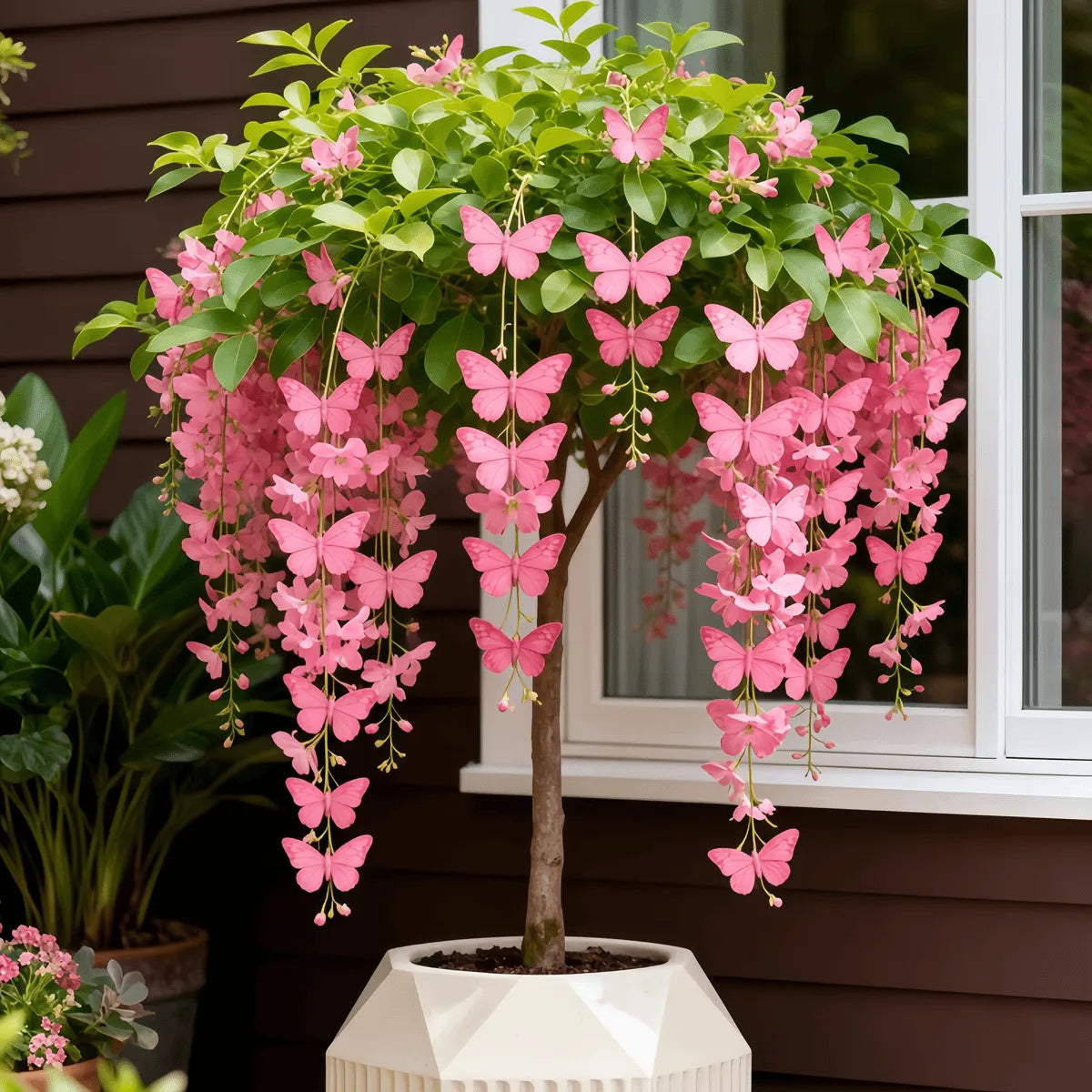 🌿 Golden Silk Hanging Butterfly - The Lucky “Money Tree”