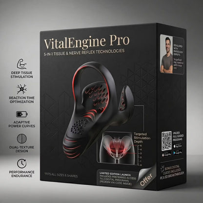 ★ #1 RATED  VitalEngine Pro-The #1  5-in-1 at-home trainer  that reverses ED & PE  with advanced precision  ✦