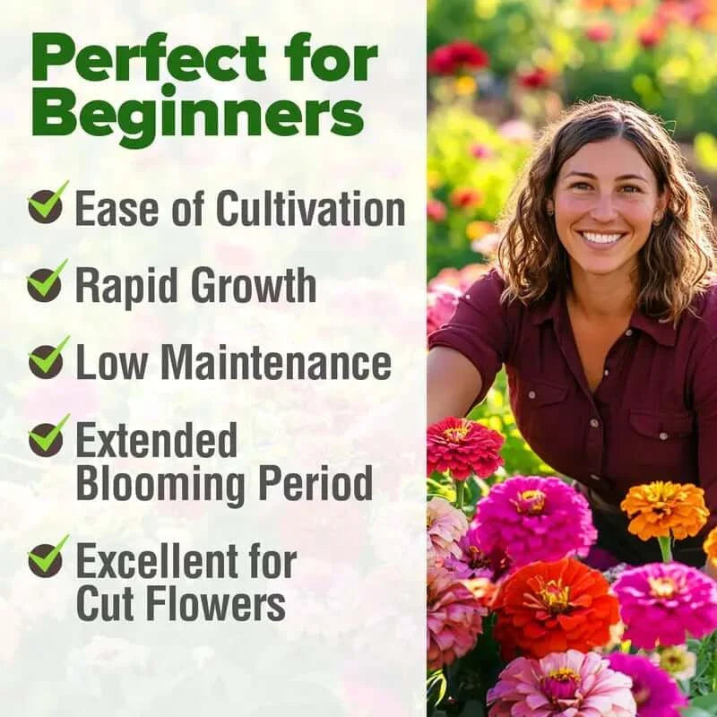 Zinnia Seeds — Fill Your Garden With Endless Summer Blooms
