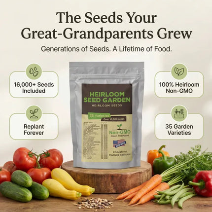 Garden's Pulse Heirloom Seed Vault Kit