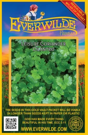 LEISURE CORIANDER CILANTRO SEEDS