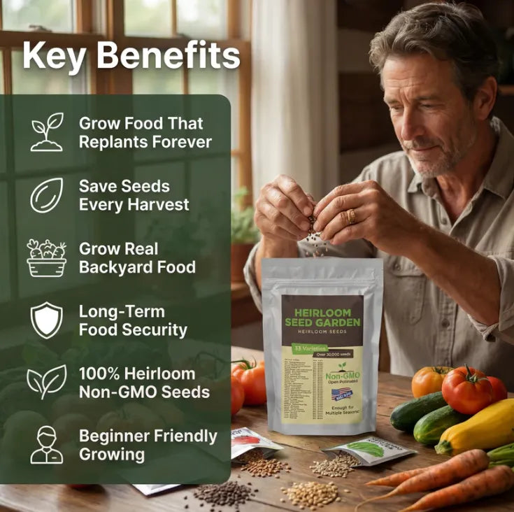 Garden's Pulse Heirloom Seed Vault Kit