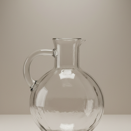 Hand-Blown Glass Carafe