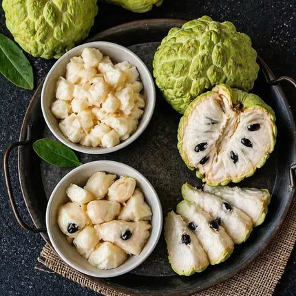 🍐✨Live Sugar Apple Seeds – Sweet Tropical Fruit for Home Gardenarden