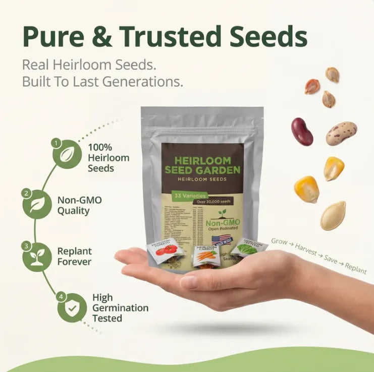Garden's Pulse Heirloom Seed Vault Kit