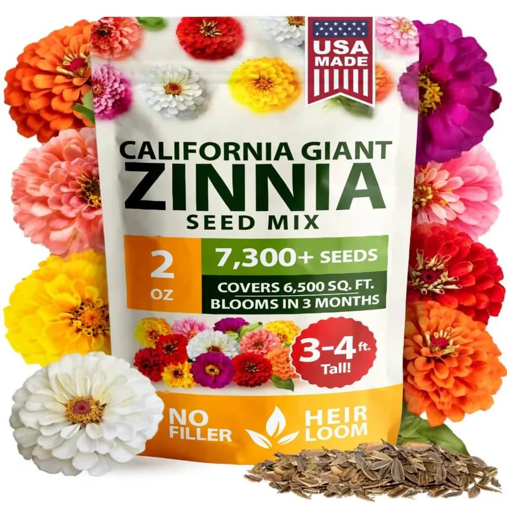 Zinnia Seeds — Fill Your Garden With Endless Summer Blooms