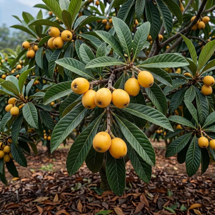 Tree Seedling Bare Root Starter Plant Sweet  Medlar - Tropical Fruit Tree for Home Garden