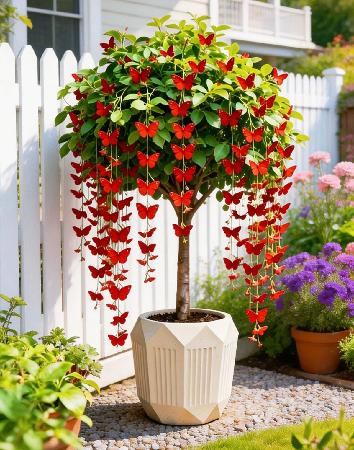 🌿 Golden Silk Hanging Butterfly - The Lucky “Money Tree”