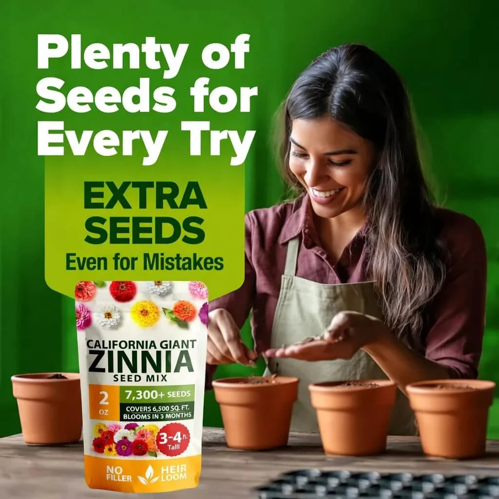Zinnia Seeds — Fill Your Garden With Endless Summer Blooms